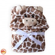 Áo choàng tắm cotton hình thú cho bé